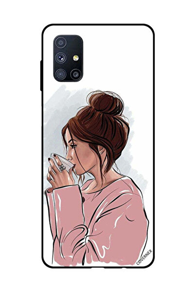 Covernex غطاء حماية لهاتف سامسونج جالاكسي M51 بطباعة شرب الشاي