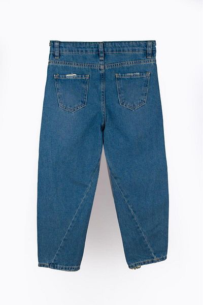 YİGİT BUTİK Yigit Boutique Mom Fit Girl's Jean Pants