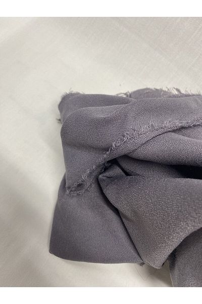 Yiğit Kumaş Crepe Fabric with Sand, Piece 220X140 cm Gray