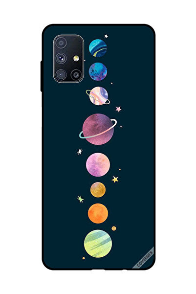 Covernex غطاء حماية لهاتف سامسونج جالاكسي M51 - الفضاء والنجوم