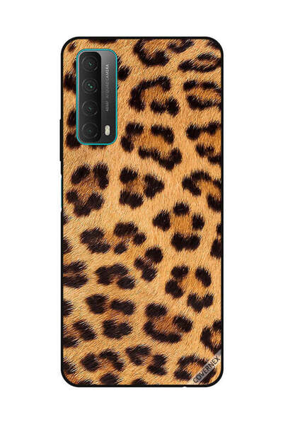 Covernex غطاء حماية لهاتف هواوي Y7A/P Smart 2021 بنقشة جلد النمر باللونين الأ...