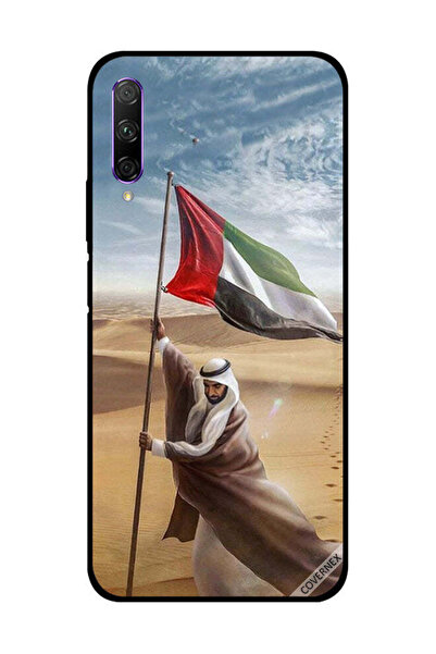 Covernex غطاء حماية لهاتف Honor 9X Pro، علم الإمارات العربية المتحدة، زايد