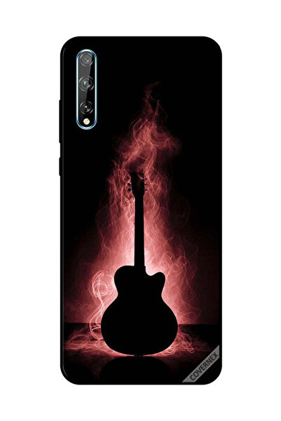 Covernex غطاء حماية لهاتف هواوي Y8P/P Smart S بتصميم انعكاس جيتار في الظلام