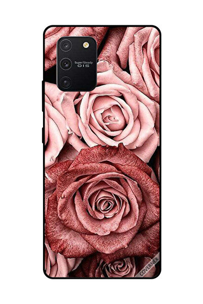 Covernex غطاء حماية لهاتف سامسونج جالاكسي S10 لايت - زهور الخوخ