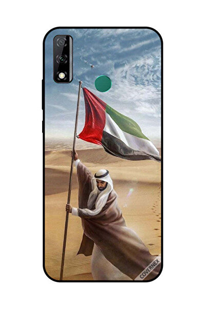 Covernex غطاء حماية لهاتف هواوي Y8S، علم الإمارات العربية المتحدة، زايد