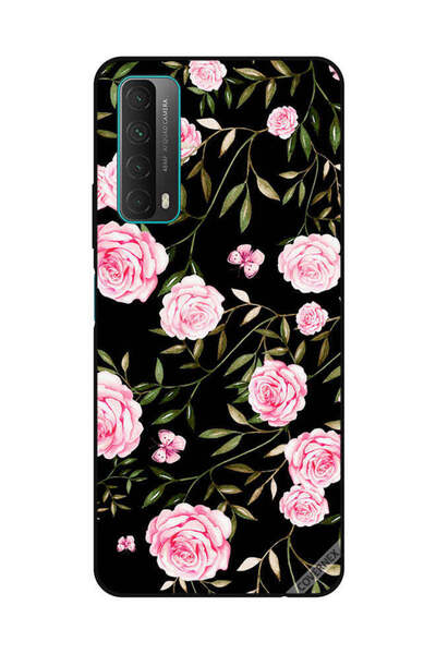 Covernex غطاء حماية لهاتف هواوي Y7A/P Smart 2021 ورود وردية في باقات من الأور...