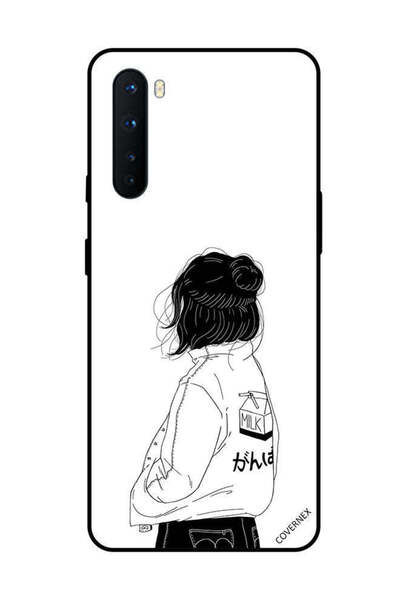 Covernex غطاء حماية لهاتف OnePlus Nord Girl Think Very Deep