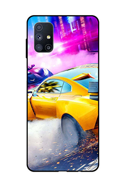 Covernex غطاء حماية لهاتف سامسونج جالاكسي M51 - سيارة صفراء