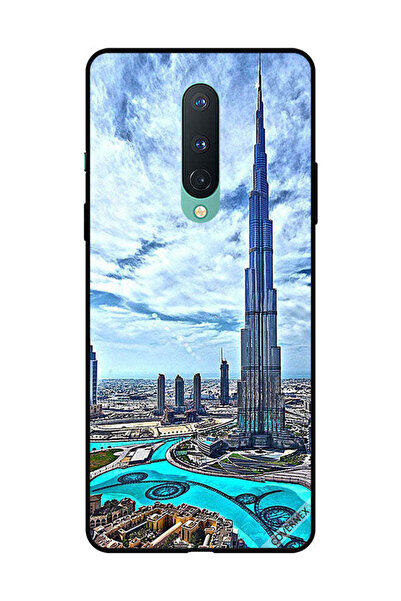 Covernex غطاء حماية لهاتف OnePlus 8 - برج خليفة - غيوم تلامس السحاب