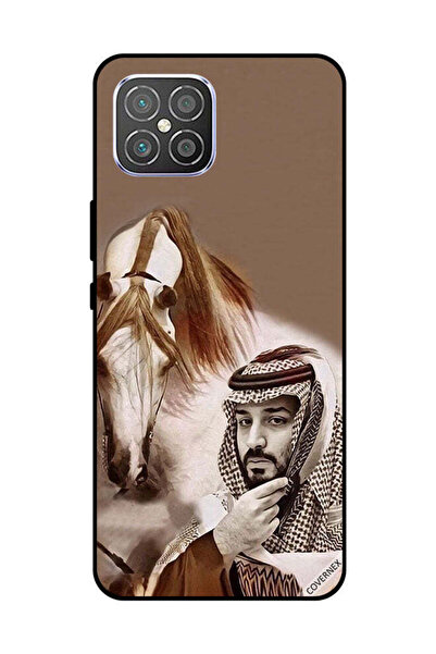 Covernex غطاء حماية لهاتف هواوي نوفا 8 إس إي محمد بن سلمان أمام حصان