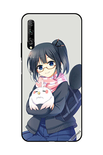 Covernex غطاء حماية لهاتف هواوي Y9S فتاة تحمل حيوانًا أليفًا