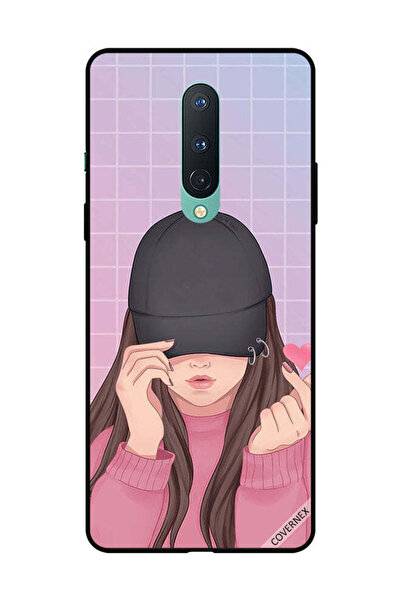 Covernex غطاء حماية لهاتف OnePlus 8 - قبعة سوداء من Snap Love Girl