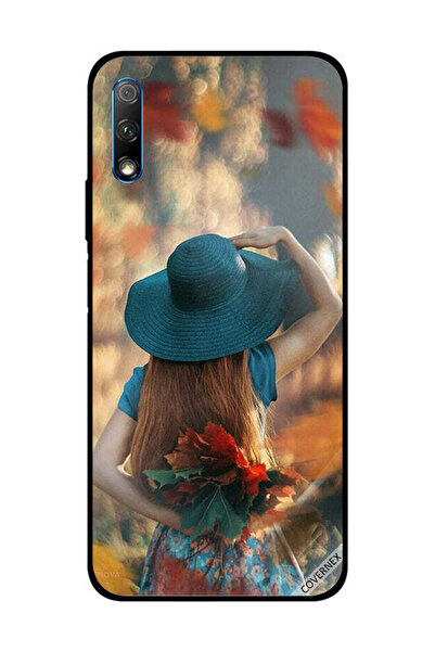 Covernex غطاء حماية لهاتف Honor 9X فتاة قبعة تخفي أوراق الحب
