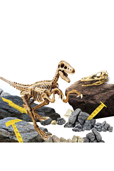 Lisciani Kit paleontologie Velociraptor, Lisciani, Experimentele micului geniu