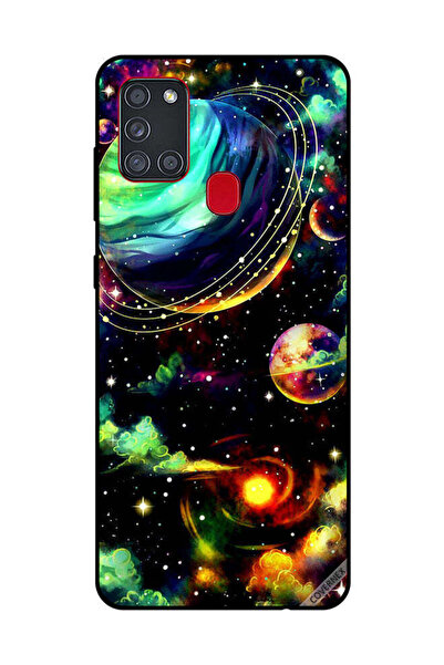 Covernex غطاء حماية لهاتف سامسونج جالاكسي A21S - نباتات زحل