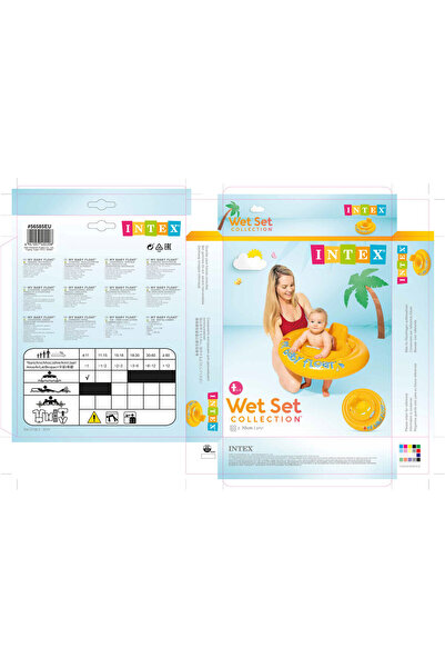 Nose Intex 56585EU Baby Ring, 70 cm, Yellow