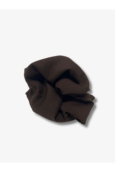 Yiğit Kumaş Crepe Fabric with Sand, Piece 165X150 cm Brown