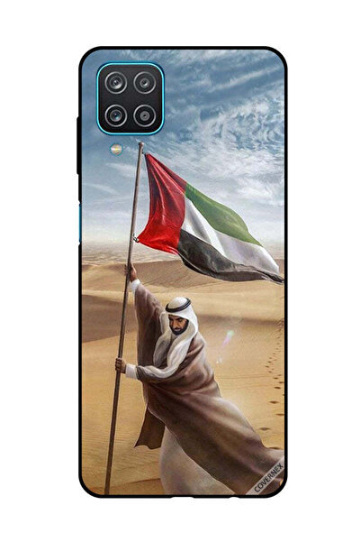Covernex غطاء حماية لهاتف سامسونج جالاكسي A12/M12، علم الإمارات العربية المتح...