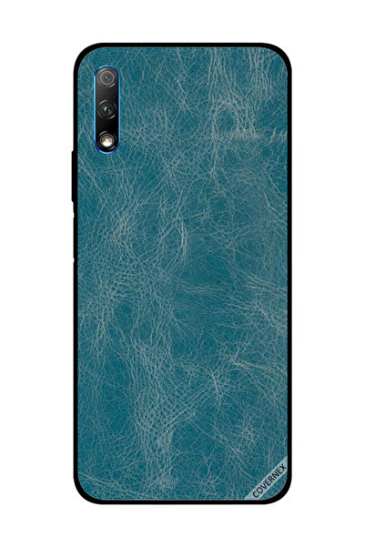 Covernex Protective Case Cover For Honor 9X Bluish Leather Pattern