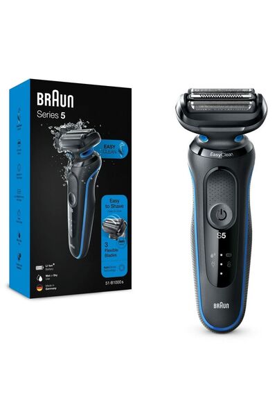 Braun Aparat de ras electric Braun 5 51-B1000s, albastru