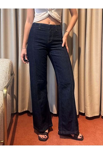 PROTO SUIT Denim Wide Leg Trousers