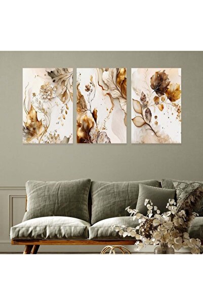 4gdran ثلاث لوحات خشبية ام دي اف مقاس 120x60 سم