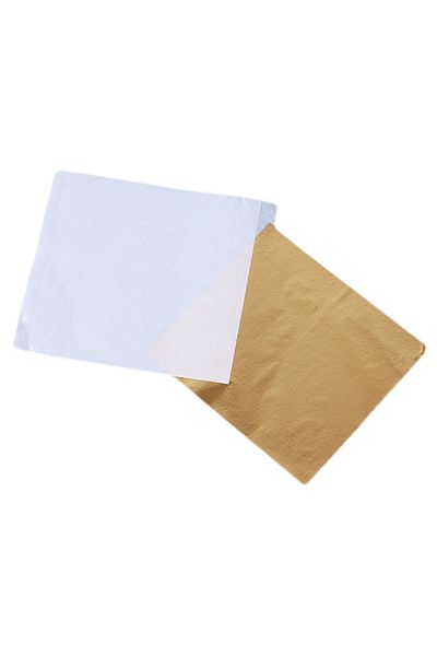 Choice golden 100PCS 24K Gold Leaf New Facial Cover Arts Crafts Paper Home Real Gold Foil Gilding Wrapping