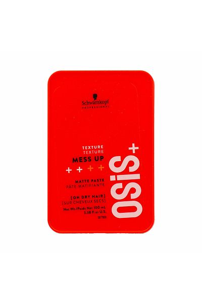 Pro Fresh & Clean Pastă texturizantă păr, Schwarzkopf OSiS+ Mess Up, 100 ml