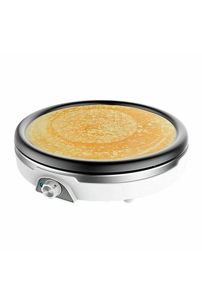 Perre Pancake Maker, Cecotec Crepestone XL Stainless Steel, White, 1350 W