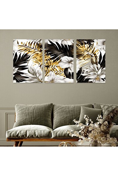 4gdran ثلاث لوحات خشبية ام دي اف مقاس 120x60 سم