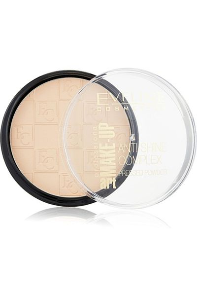 Eveline Cosmetics Compact powder, Eveline Cosmetics, Art Makeup Anti-Shine, 33 Golden Sand