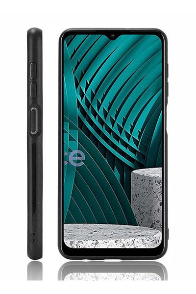 Covernex غطاء حماية لهاتف سامسونج جالاكسي A21S بخطوط حمراء وخضراء على نمط بني
