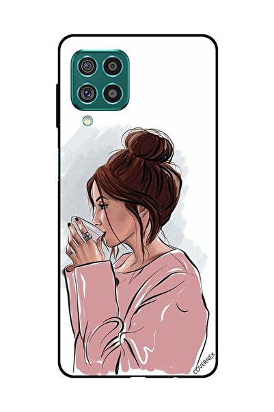 Covernex غطاء حماية لهاتف سامسونج جالاكسي M62/F62 مع طباعة شاي