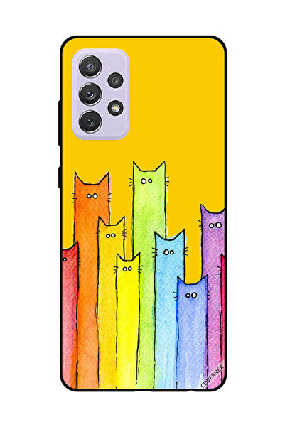 Covernex غطاء حماية لهاتف سامسونج جالاكسي A72 - فن دمية القطة