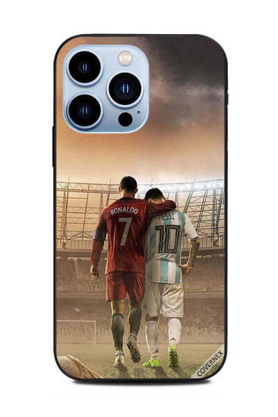 Covernex غطاء حماية لهاتف أبل آيفون 13 برو ميسي وكريستيانو رونالدو