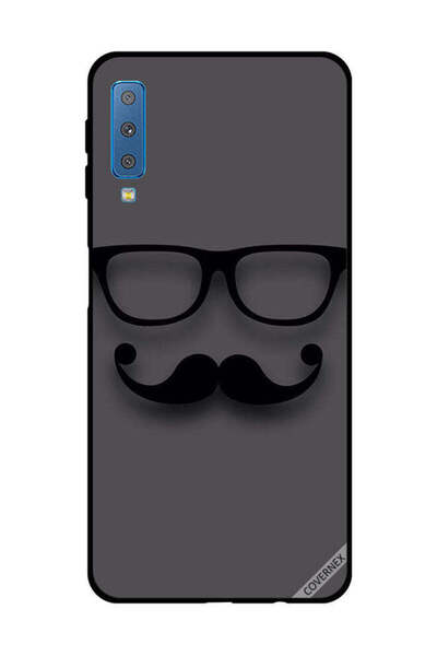 Covernex غطاء حماية لهاتف سامسونج جالاكسي A7 2018، زجاج أسود وشارب