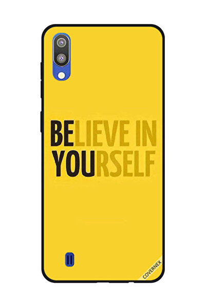 Covernex غطاء حماية لهاتف سامسونج جالاكسي M10 - ثق بنفسك - أصفر