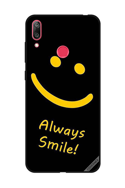 Covernex غطاء حماية لهاتف هواوي Y7 Prime 2019 - ابتسامة صفراء دائمة