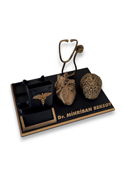 el üretimi Masaüstü İsimlik ve Kartvizitlik Doktor ,Tıp Bayramı Hediye, Yıl d...