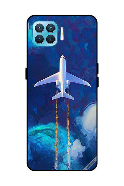 Covernex غطاء حماية لهاتف OPPO F17 Pro - طائرة تحلق