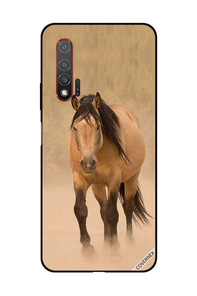 Covernex غطاء حماية لهاتف هواوي نوفا 6 5G - سباق الخيل البني