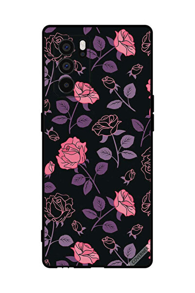 Covernex Protective Case Cover For Oppo Reno6 Pro+ 5G Pink And Purple Flowers