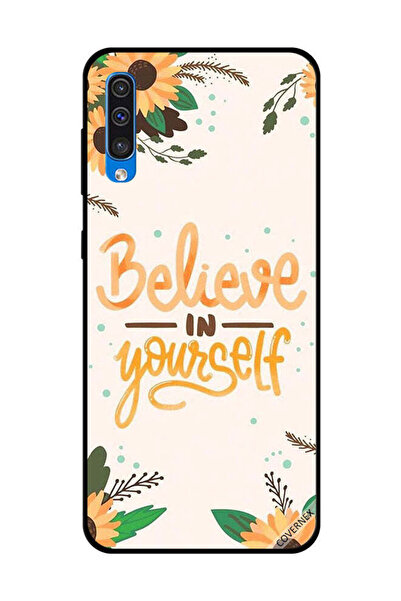 Covernex غطاء حماية لهاتف سامسونج جالاكسي A50 - ثق بنفسك - زهور الشمس