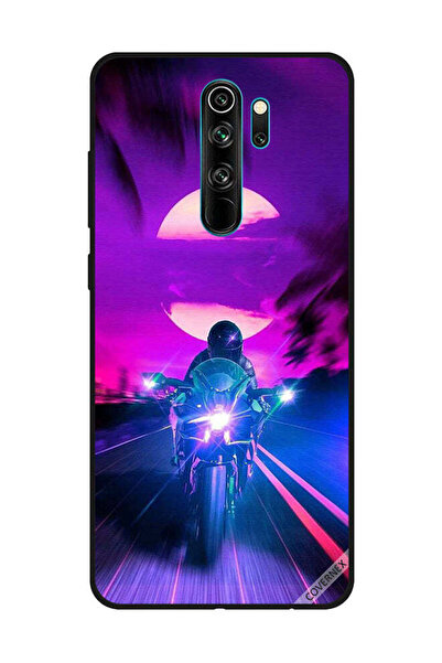 Covernex غطاء حماية لهاتف شاومي ريدمي نوت 8 برو - راكب الدراجة النارية يترك ا...