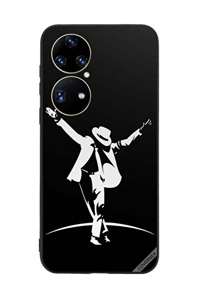 Covernex غطاء حماية لهاتف هواوي بي 50 أكشن أسود وأبيض