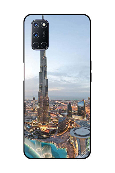 Covernex غطاء حماية لهاتف OPPO A52/A72/A92 منظر جميل لوسط مدينة دبي