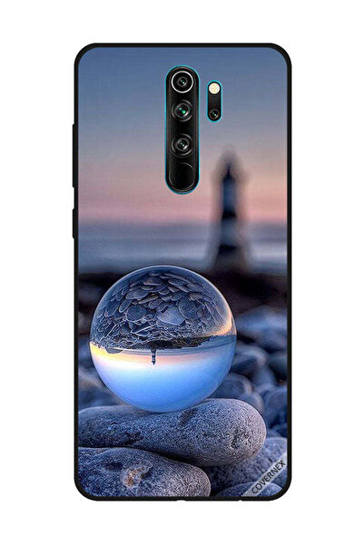 Covernex غطاء حماية لهاتف شاومي ريدمي نوت 8 برو، تصوير رائع للطبيعة في زجاج دائري