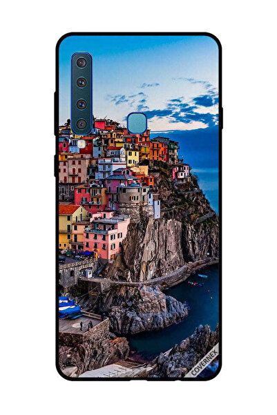 Covernex غطاء حماية لهاتف سامسونج جالاكسي A9 2018 - منازل ملونة على البحر