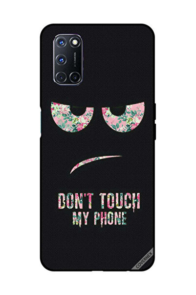 Covernex غطاء حماية لهاتف OPPO A52/A72/A92 مطبوع عليه عبارة "لا تلمس هاتفي"