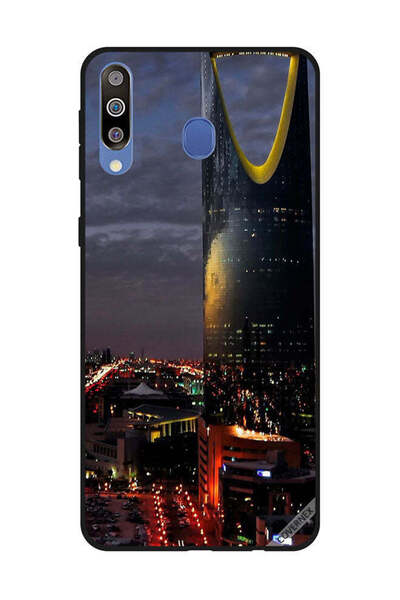 Covernex غطاء حماية لهاتف سامسونج جالاكسي M30 منظر برج الفيصلية في المساء